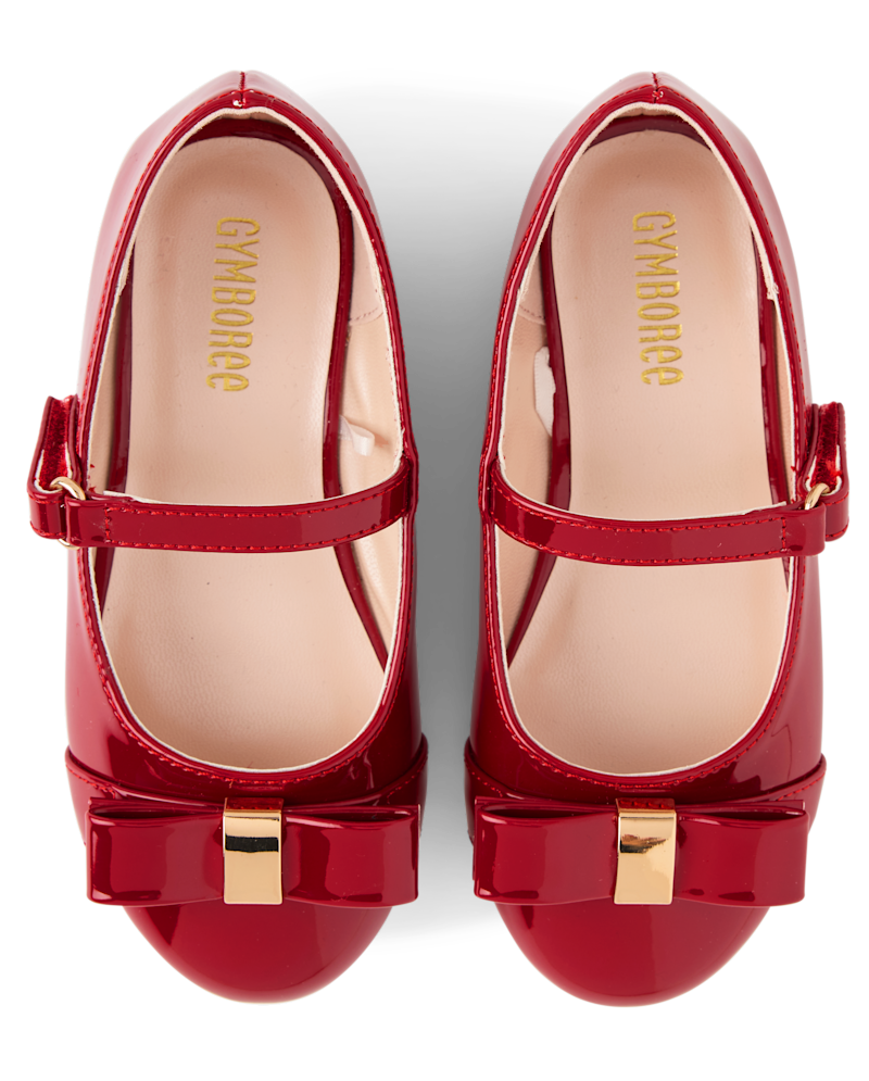 Girls Bow Ballet Flats - Tartan Remix