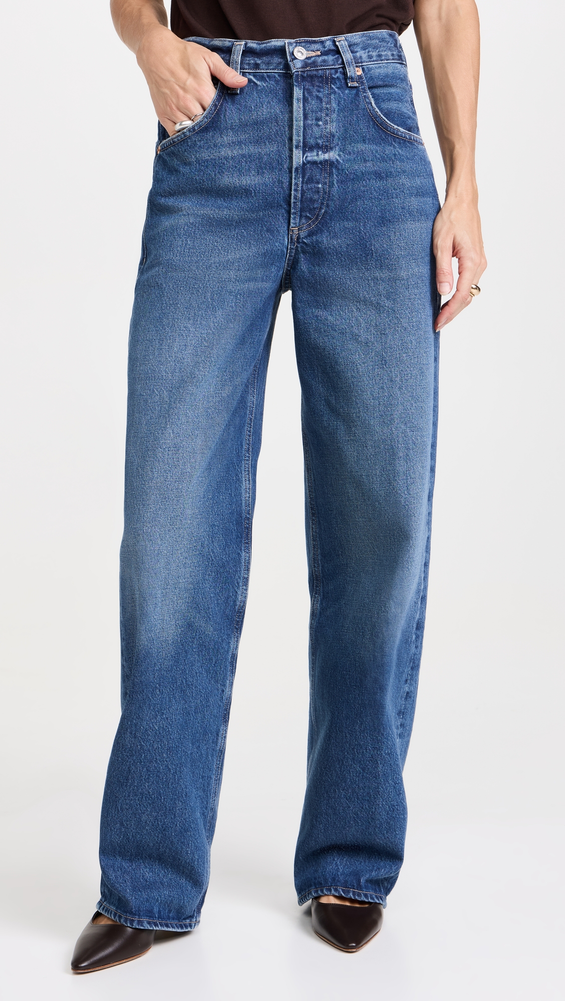Petite Ayla Baggy Jeans