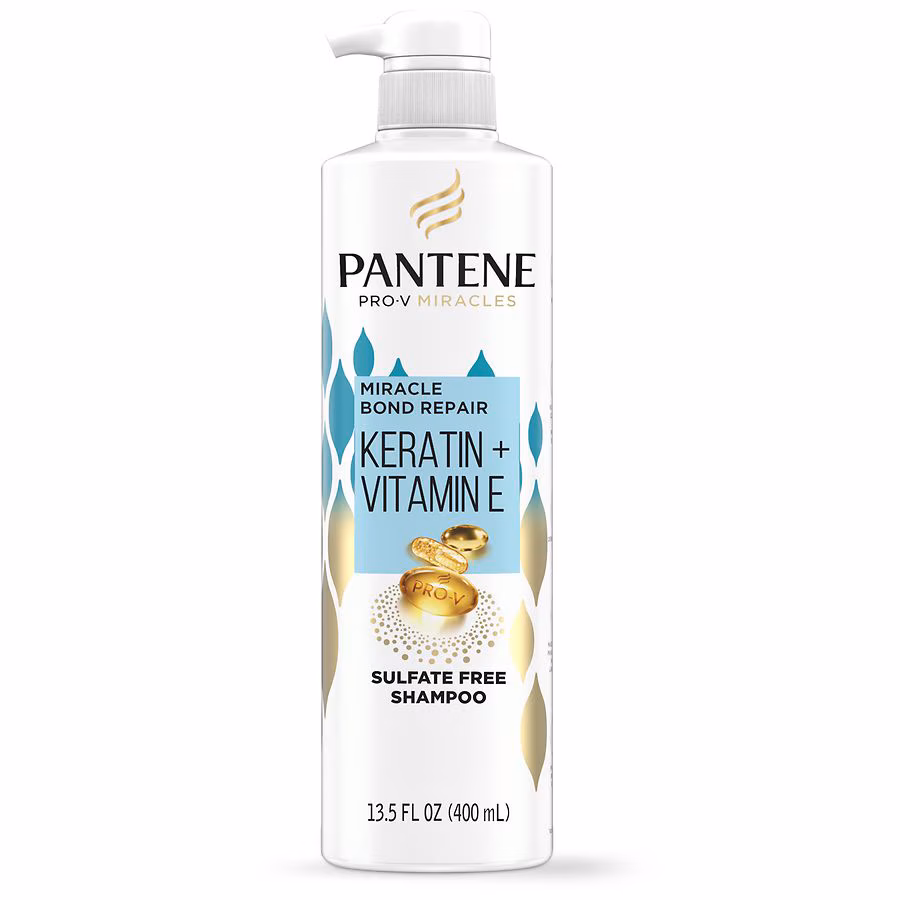 Pantene Pro-V Bond Repair Sulfate-Free Shampoo Floral, 13.5 fl oz