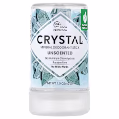 CRYSTAL, Mineral Deodorant Stick, Unscented, 1.5 oz
