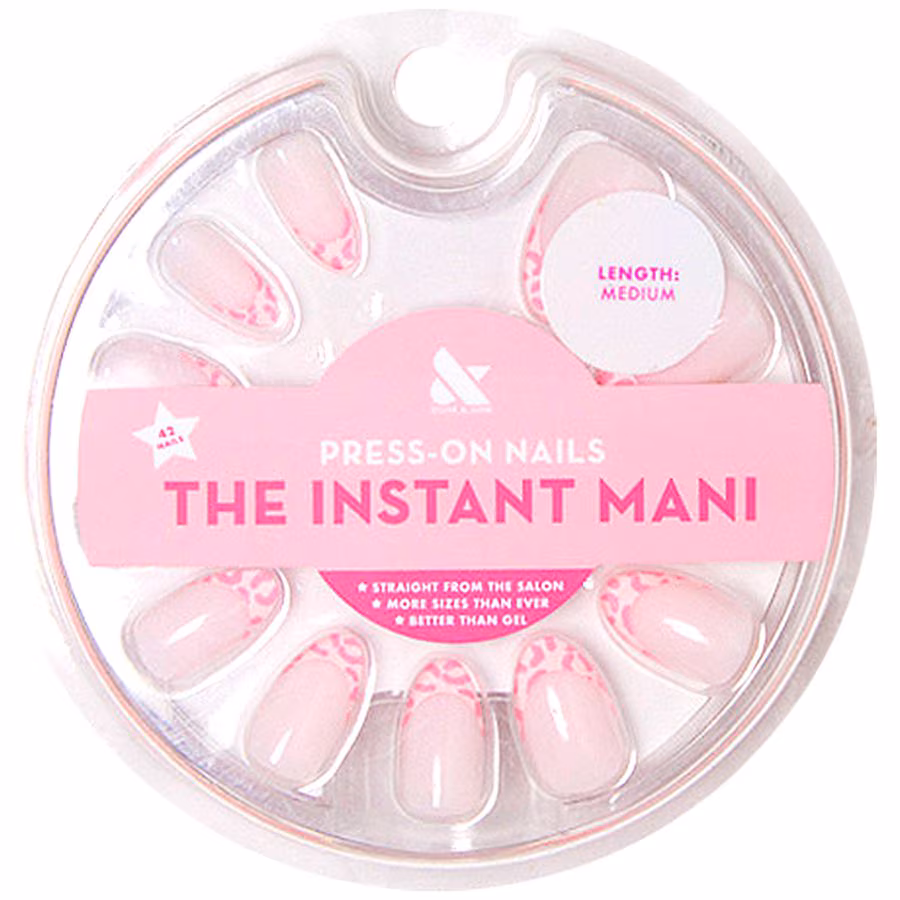 Olive & June The Instant Mani Press-On Nails Almond Medium, Lava, 1.0 set