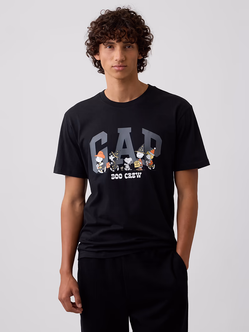 Peanuts Everyday Soft Relaxed Gap Logo T-Shirt