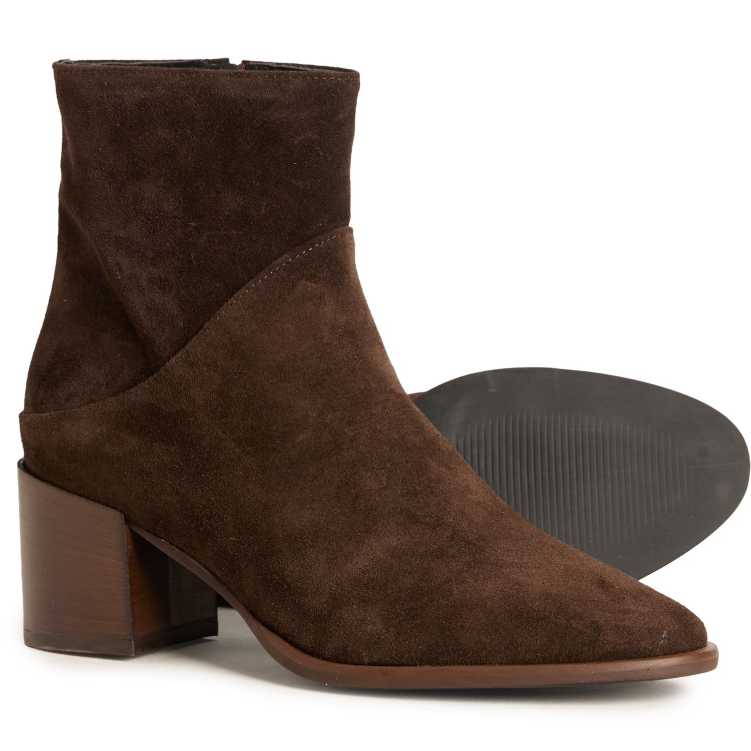 DEBUTTO Made in Italy Heeled Boots - Suede (For Women)