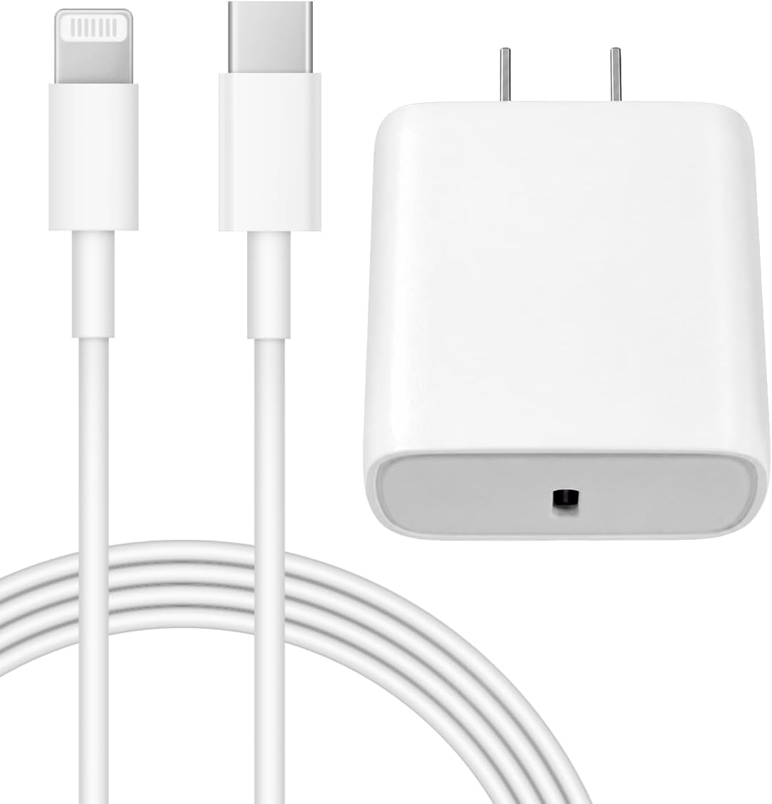 iPhone 14 13 12 Charger Fast Charging 20W USB C Wall Charger with 6FT Cable