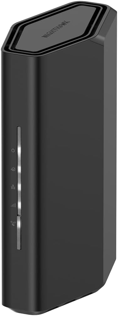 NETGEAR Nighthawk WiFi 7 Router RS90, Up to 2,000 sq ft, 3.6 Gbps | Reliable Performance, Easy Set Up, 50 devices, 1× 2.5G + 3× Gigabit Ports, Dual Band, BE3600