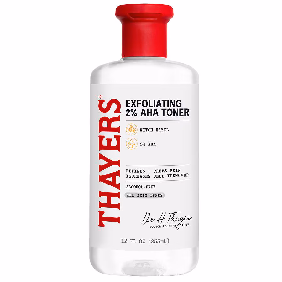 Thayers Exfoliating 2% AHA Toner, 12.0 fl oz