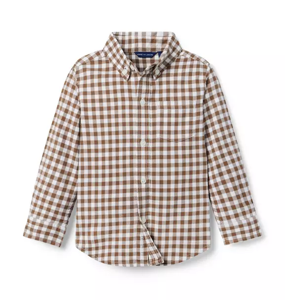 Gingham Flannel Shirt