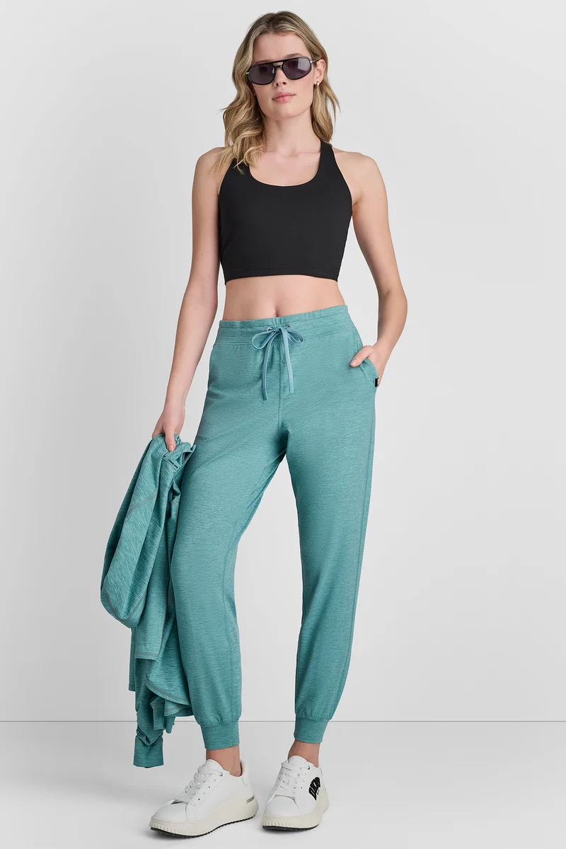 Cropped High Rise Slim Jogger