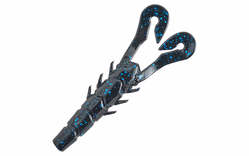 Bio Bait Brawny Craw Bulk Bag - Black/Blue Flake