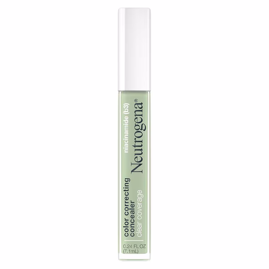 Neutrogena Clear Coverage Correcting Green Concealer Fragrance-Free, Green