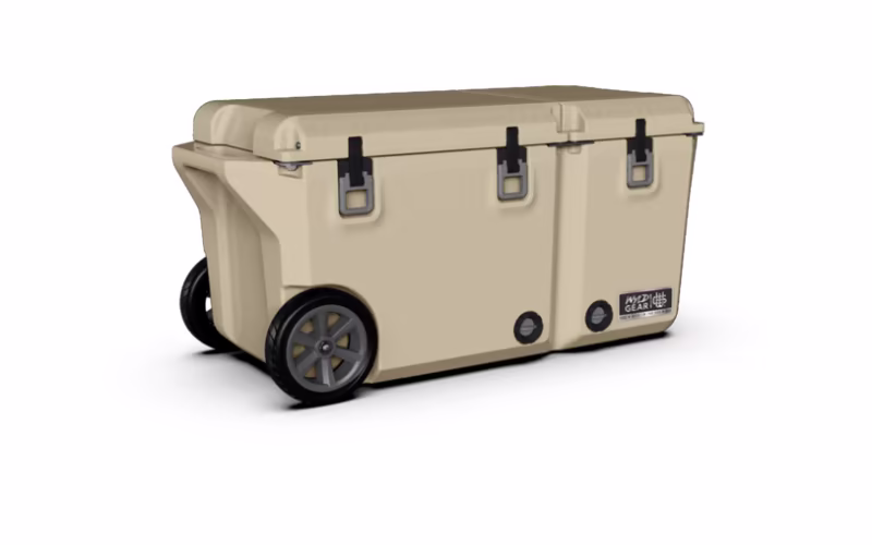 Wyld Gear 90-Qt. Divided Wheeled Hard Cooler