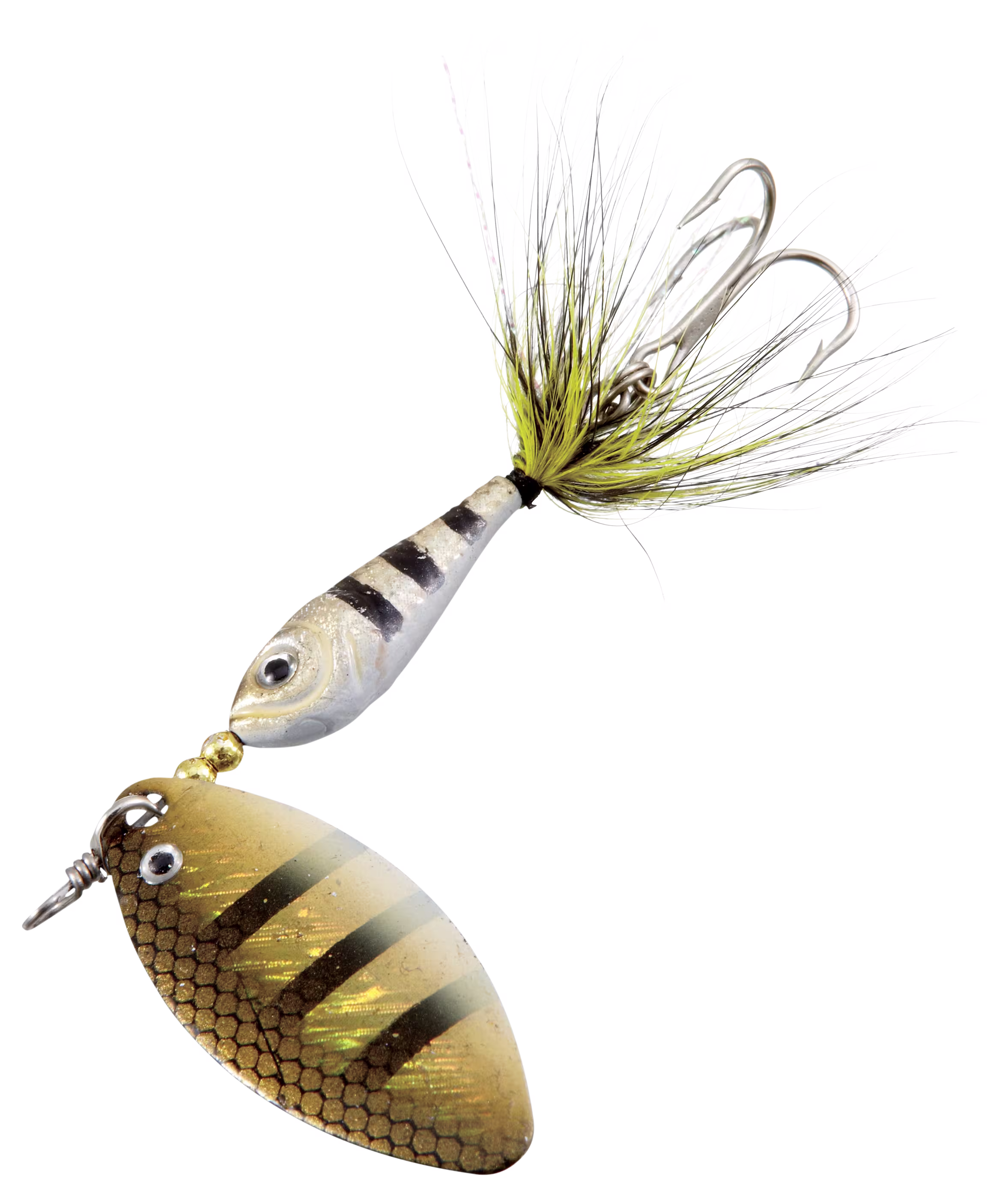 Bass Pro Shops XPS Lazer Eye Micro Spin - Yellow Perch - 1/16 oz.