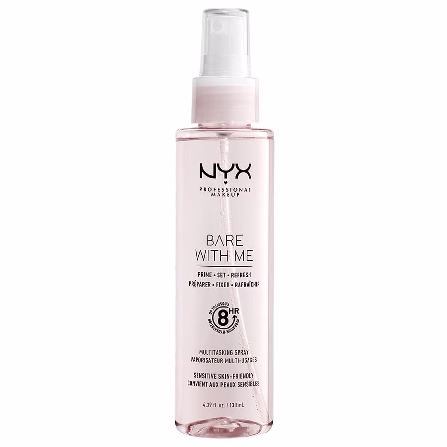 NYX Professional Makeup Bare With Me Prime. Set. Refresh. Multitasking Spray, 4.39 fl oz