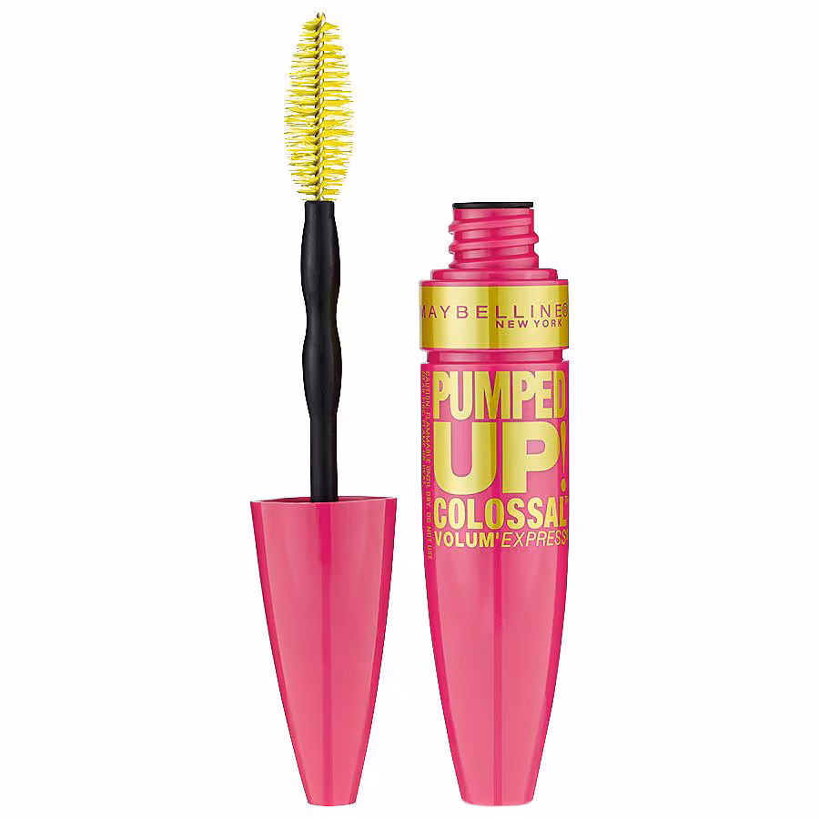 Maybelline Volum' Express Pumped Up! Colossal Washable Mascara, Classic Black