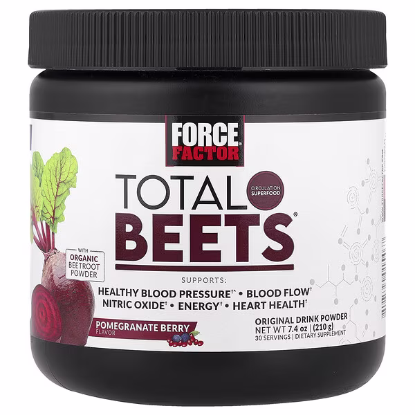 Force Factor, Total Beets® , Original Drink Powder, Pomegranate Berry, 7.4 oz (210 g)