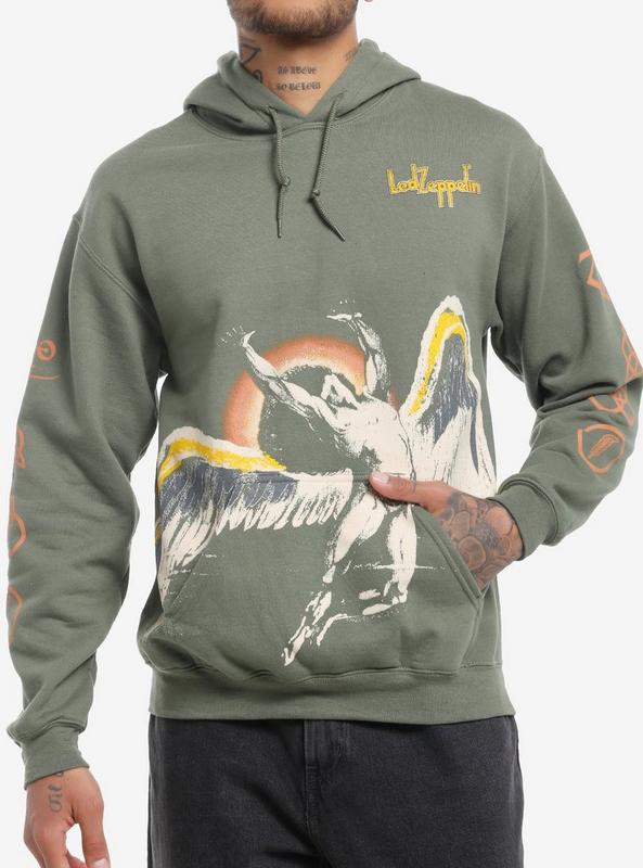Led Zeppelin Icarus Jumbo Graphic Hoodie