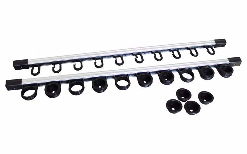 Rush Creek Creations 3-in-1 All-Weather 10 Fishing-Rod Storage Rack