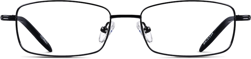 Black Rectangle Glasses #153021