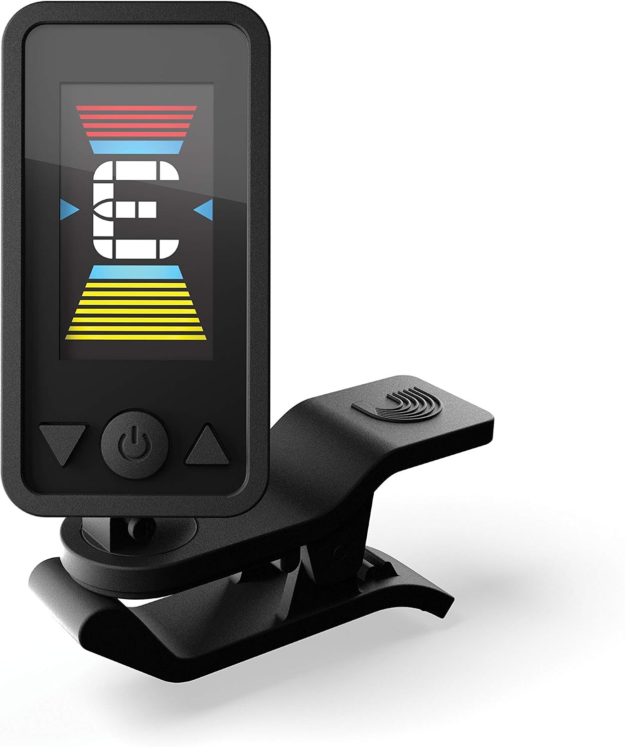 D'Addario Eclipse Headstock Clip-On Guitar Tuner, Black