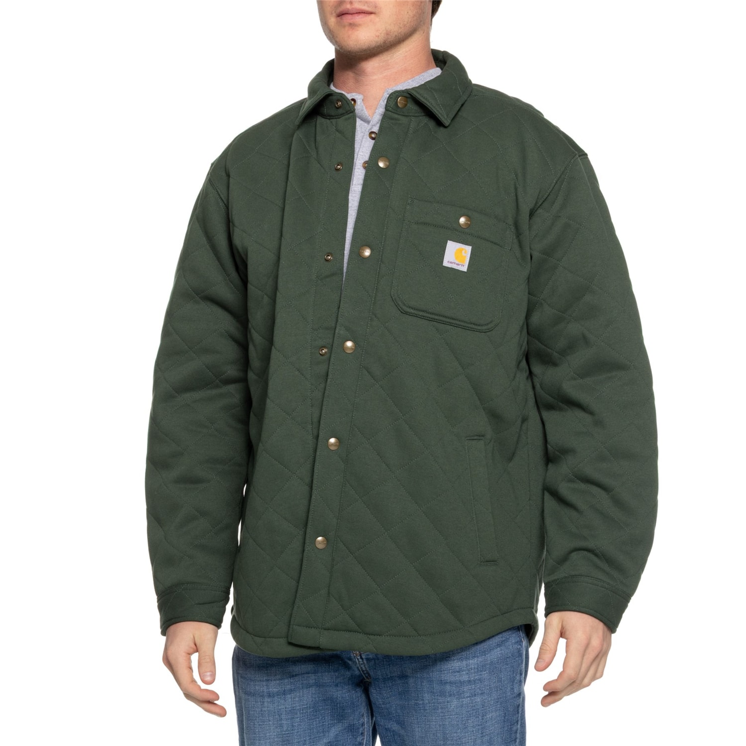 Carhartt 107270 Rain Defender® Loose Fit Heavyweight Quilted Shirt Jacket