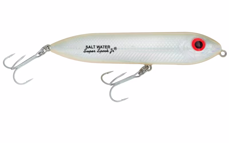 Heddon Super Spook Jr. - Bone Silver