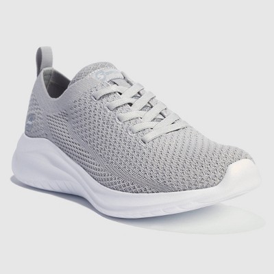S Sport By Skechers Women's Resse 2.0 Elastic Gore Sneakers - Light Gray 7.5: Cushioned Insole, Pull-On