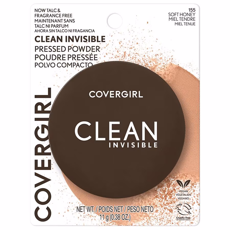 CoverGirl Clean Invisible Pressed Powder, Classic Beige, 0.38 oz