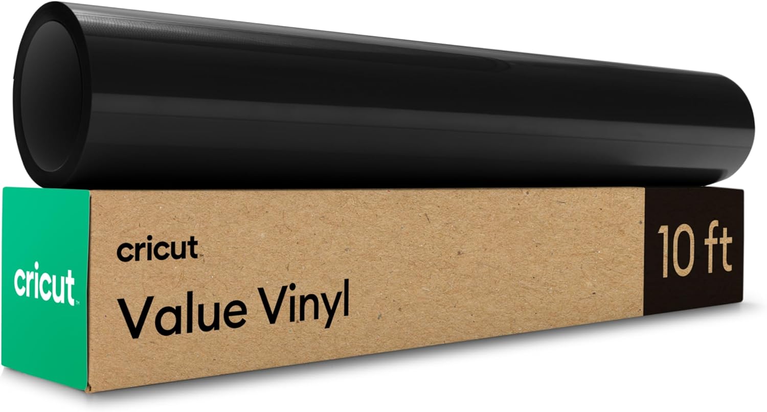 Limited-time deal: Cricut® Value Permanent Vinyl, Black (12 in x 10 ft)