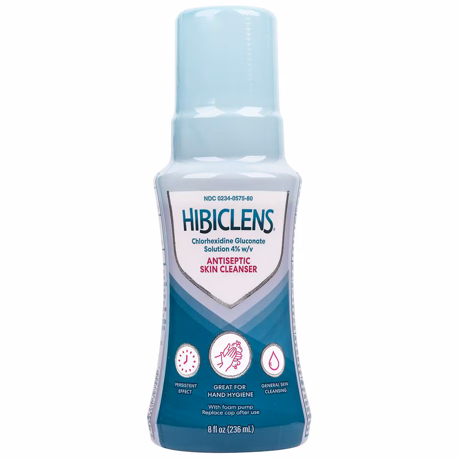 Hibiclens Antimicrobial & Antiseptic Soap & Skin Cleanser With Foaming Pump, 8.0 fl oz