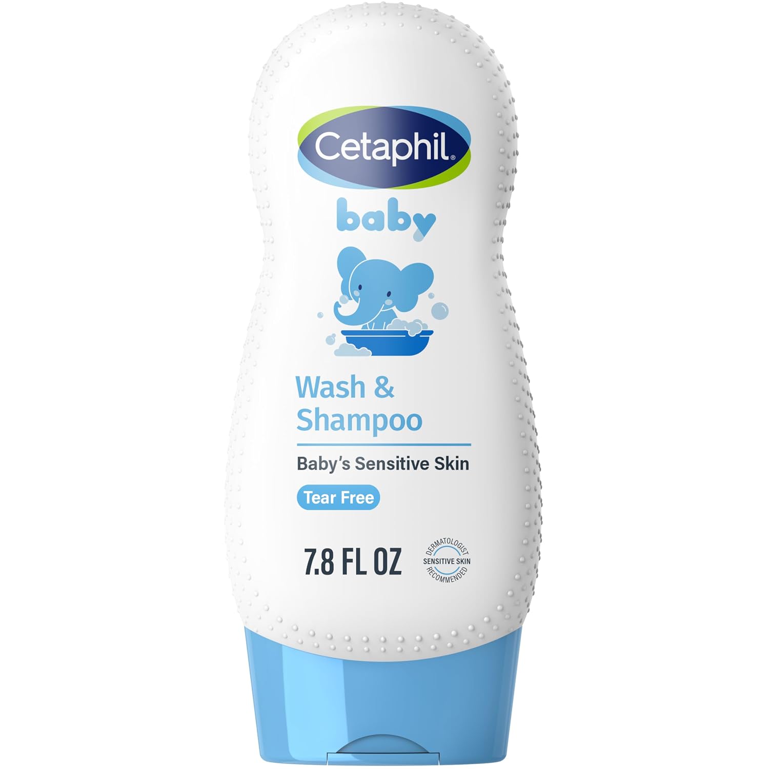 Cetaphil 2-in-1 Baby Shampoo & Body Wash, Tear Free, Calendula, 7.8oz | 2-In-1 Baby Wash And Shampoo, Organic Calendula, Tear Free, Paraben Free, Newborn Sensitive Skin, No Colorants Or Mineral Oil