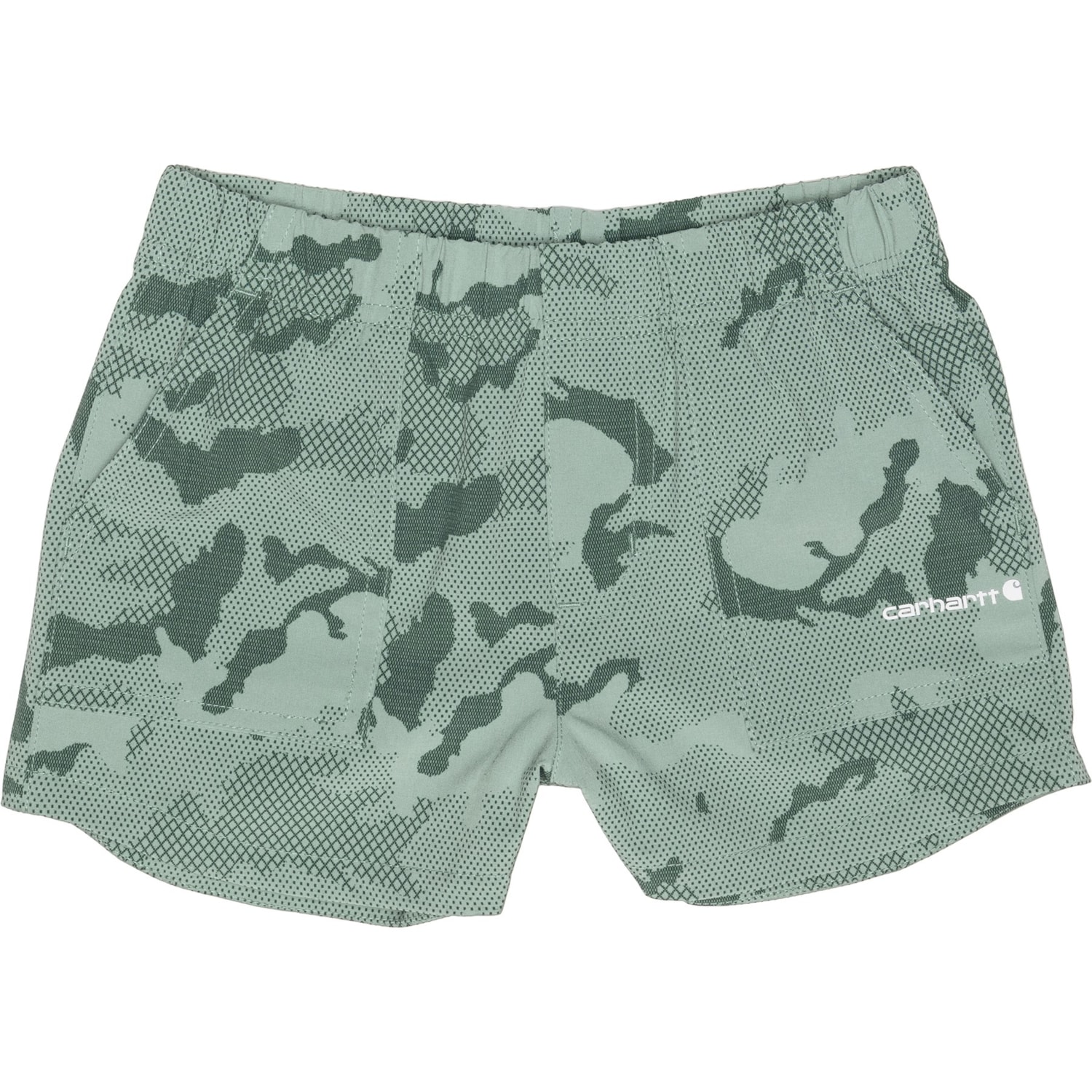 Carhartt Little Girls CH9307 Rugged Flex® Camo Shorts
