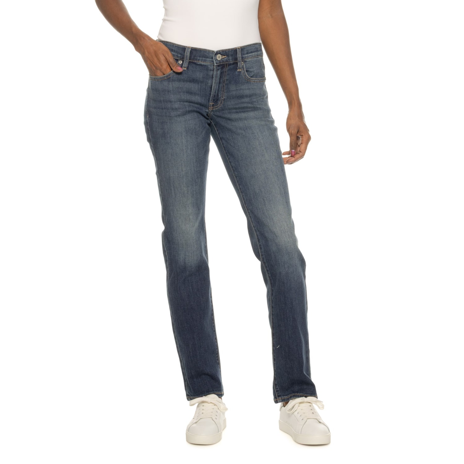 Lucky Brand Sweet Straight-Leg Jeans - Mid Rise
