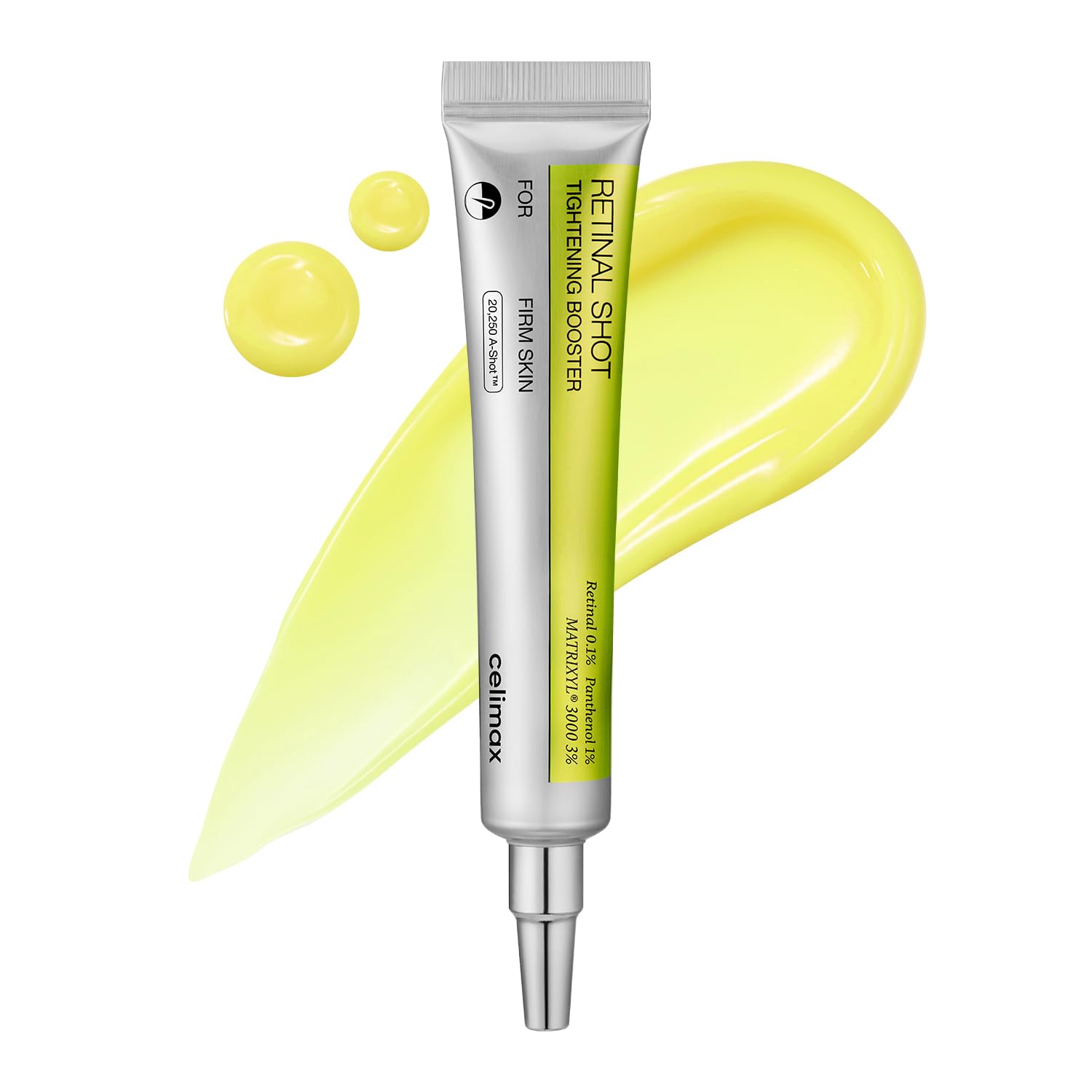 celimax The Vita A Retinal Shot Tightening Booster (0.51 fl.oz) | 0.1% Retinal, 3% Matrixyl, High-Strength Retinoid, Anti Aging, Pore Minimizer, Fine Lines, Skin Firming, Korean Skin Care