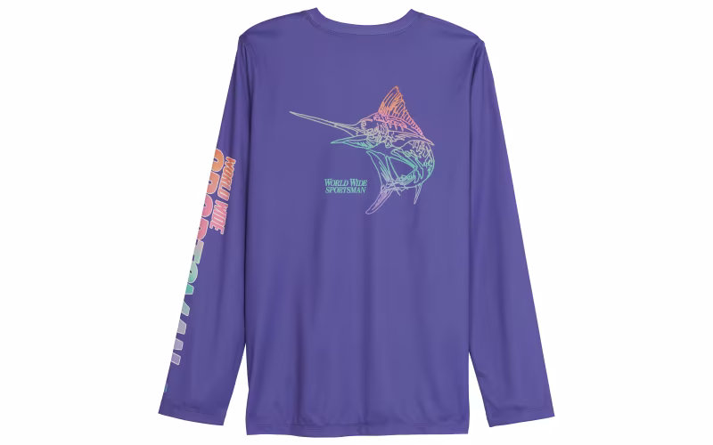 World Wide Sportsman Surfcaster 3D Cool Long-Sleeve Sun Shirt for Kids