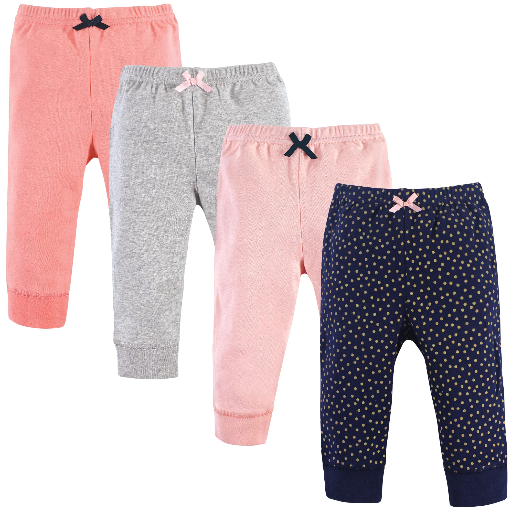 Luvable Friends Cotton Pants, Gold Dot