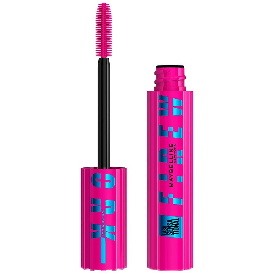 Maybelline Lash Sensational Firework Waterproof Mascara, Very Black, 0.29 fl oz