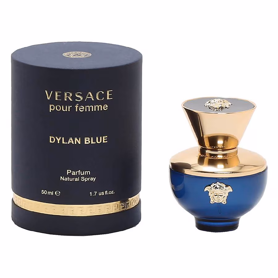 Versace Dylan Blue Parfum Spray pour Femme, Floral Fruity, 1.7 Oz