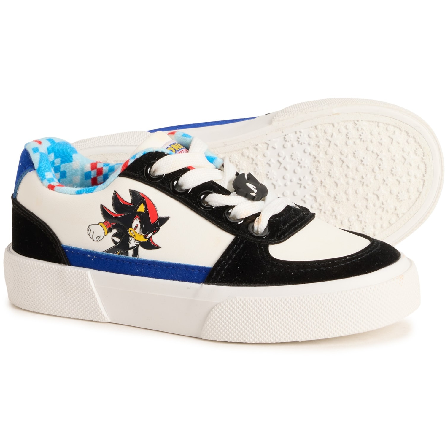 GROUND UP Boys and Girls Sonic the Hedgehog Court Sneakers