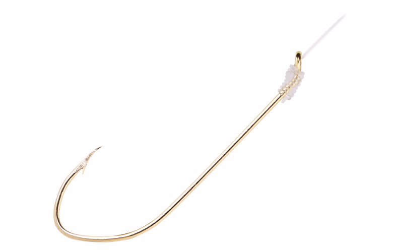 Eagle Claw Pro-V Bend Snelled Aberdeen Hook