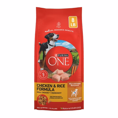 Purina ONE SmartBlend Natural Dry Dog Food with Chicken & Rice