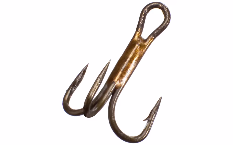 Eagle Claw 374T Bronze 2X Treble Hooks