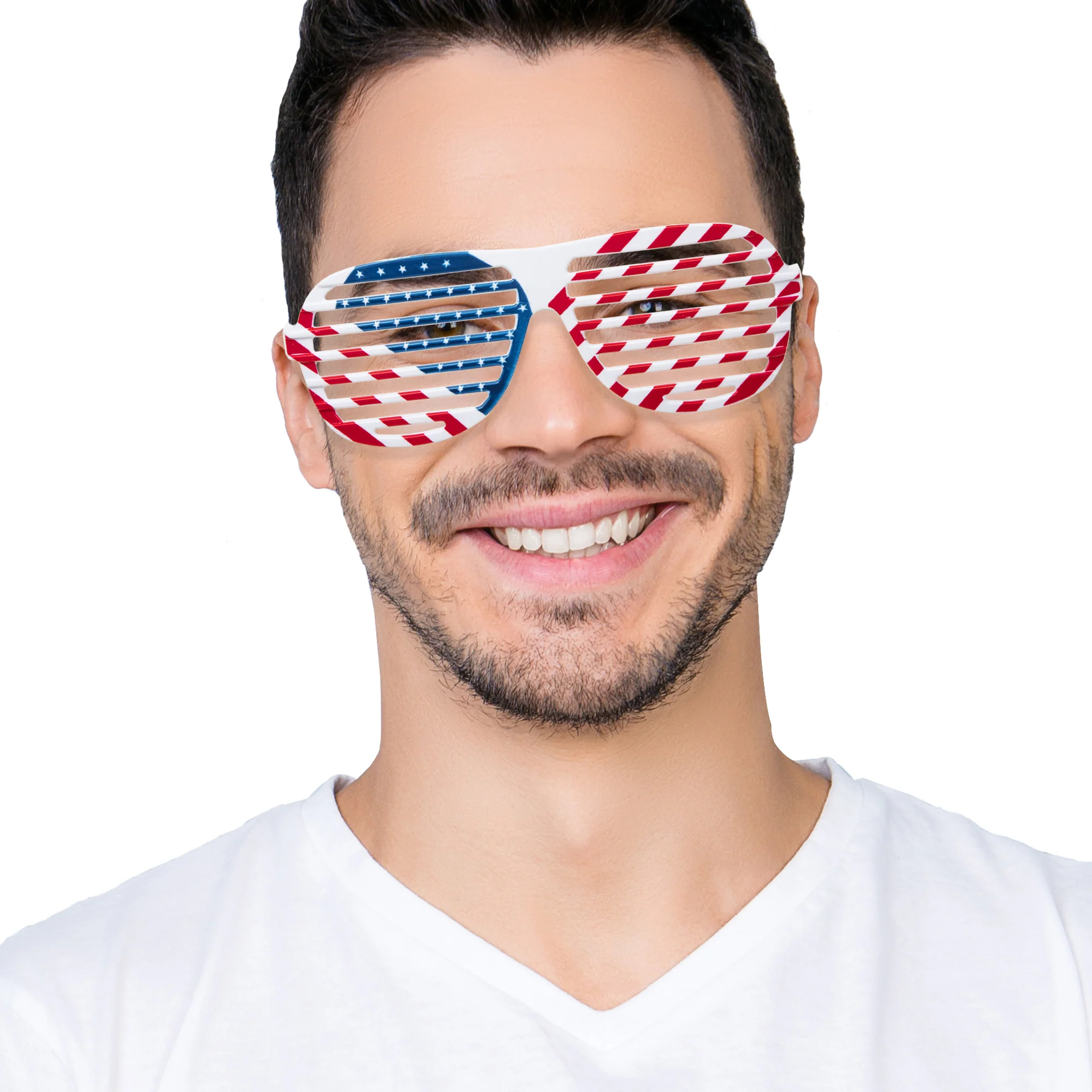 Patriotic Slotted Glasses