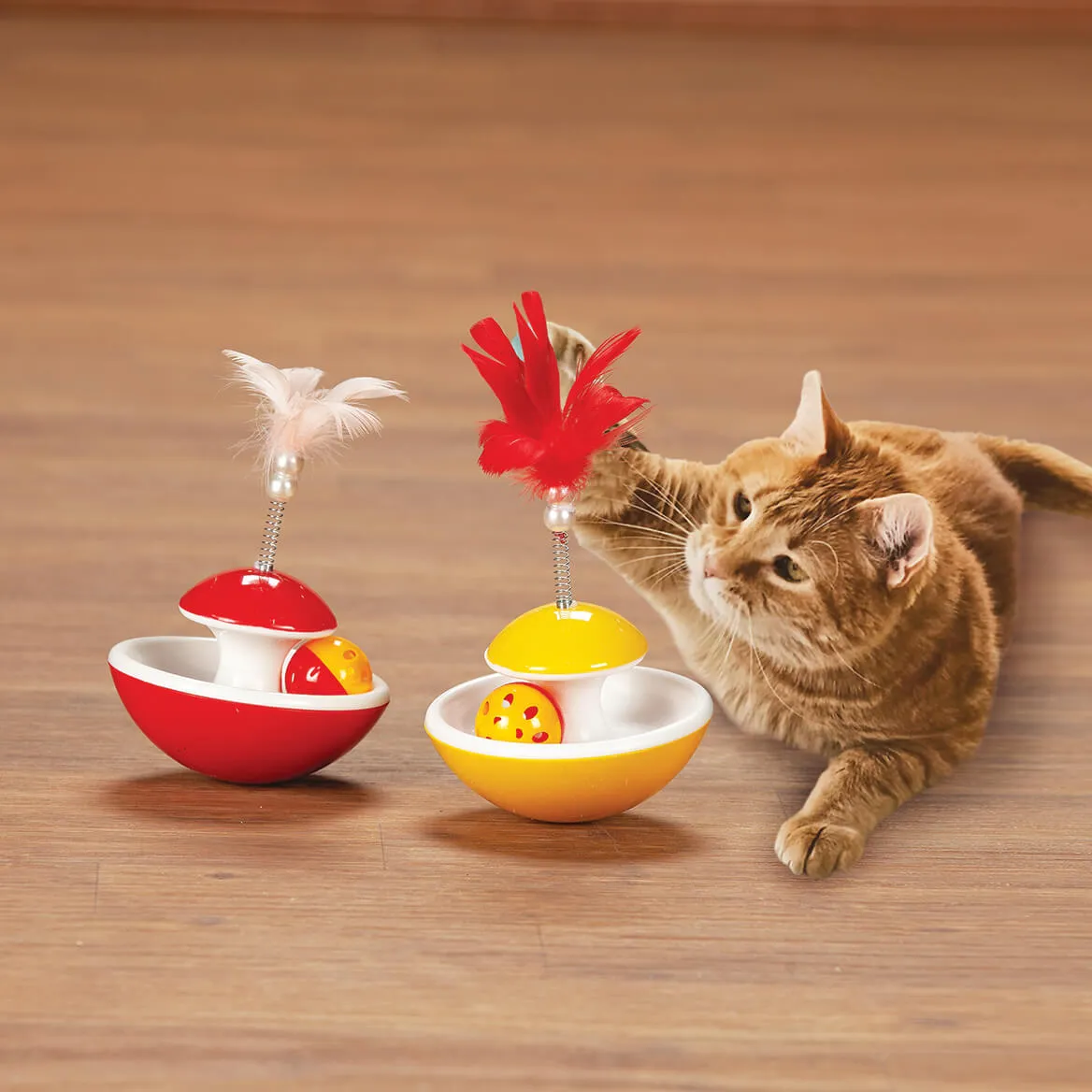 Cat Tumbler Toys, Set of 2