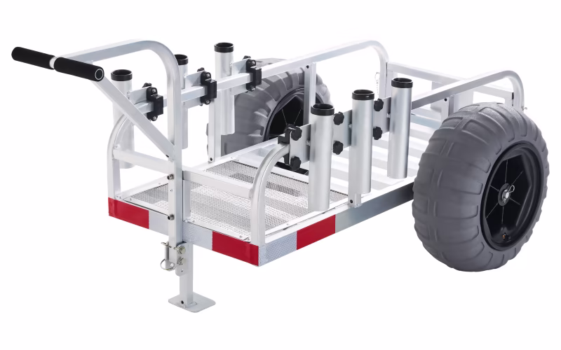Offshore Angler Deluxe Beach Cart with Poly Wheels