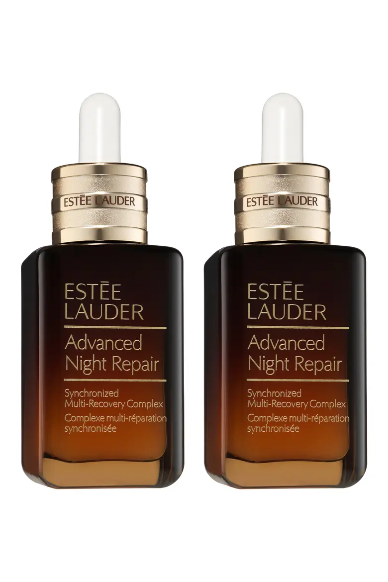 Estée Lauder Advanced Night Repair Synchronized Multi-Recovery Complex Serum Duo with Hyaluronic Acid & Peptides $250 Value
