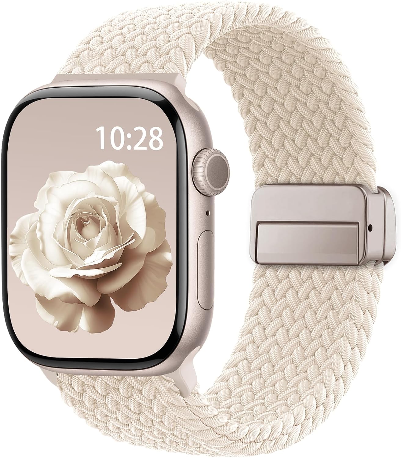 Braided Stretchy Magnetic Sport Band for Apple Watch Bands for Women Men