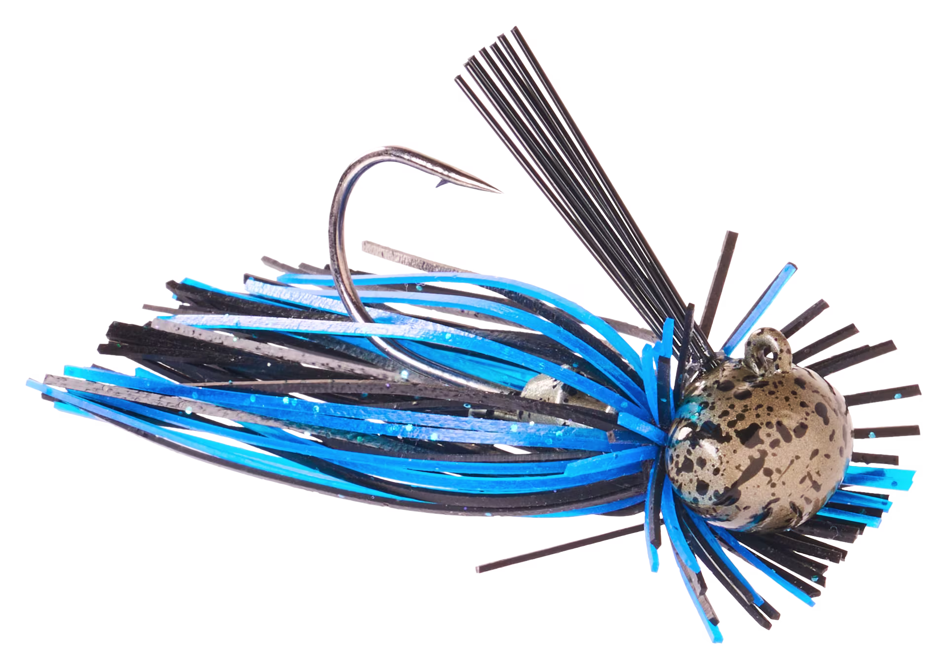 Bass Pro Shops XPS Finesse Football Jig - 2 Pack - Black/Blue - 5/16 oz.