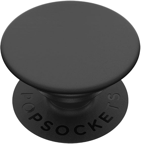 PopSockets Adhesive Phone Grip, Holder- Black