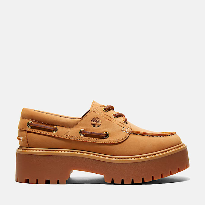 Women's Stone Street Platform Boat Shoe