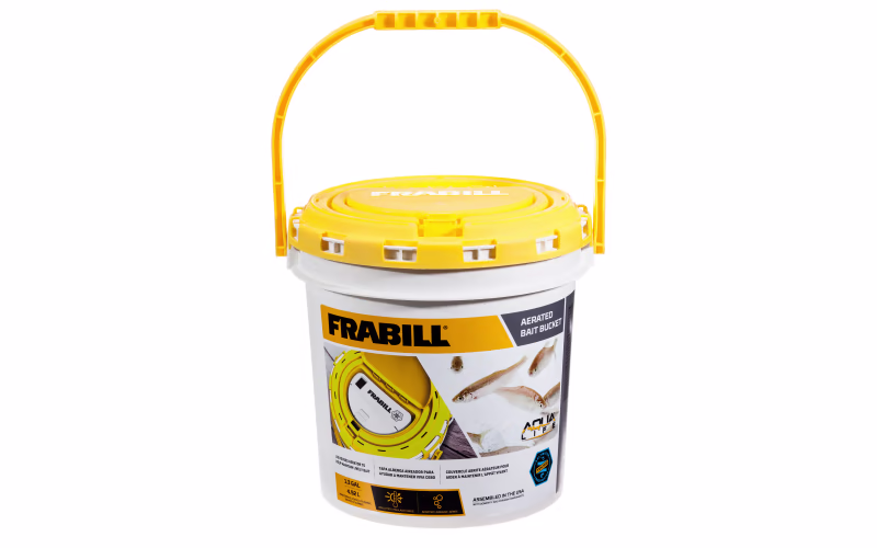 Frabill Dual Bait Bucket with Aerator